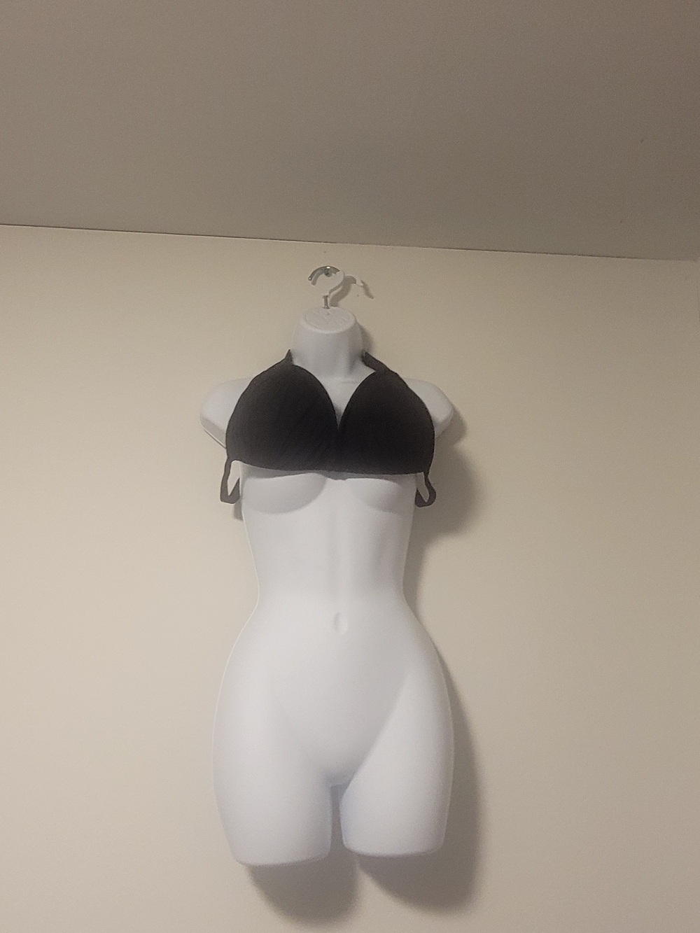 Savage X Fenty Black Halter Triangle Bikini Top
